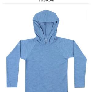 Anetik KIDS EXPLORER TECH HOODY blue size 4 rashguard heat protection